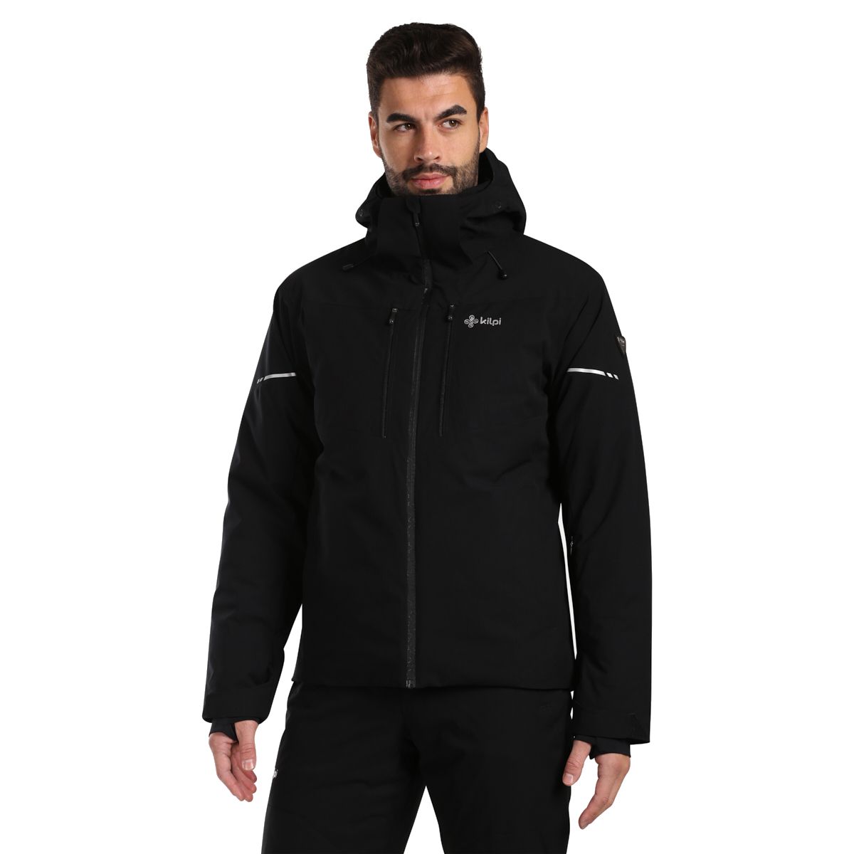 Kilpi Tonnsi, manteau de ski, hommes, noir