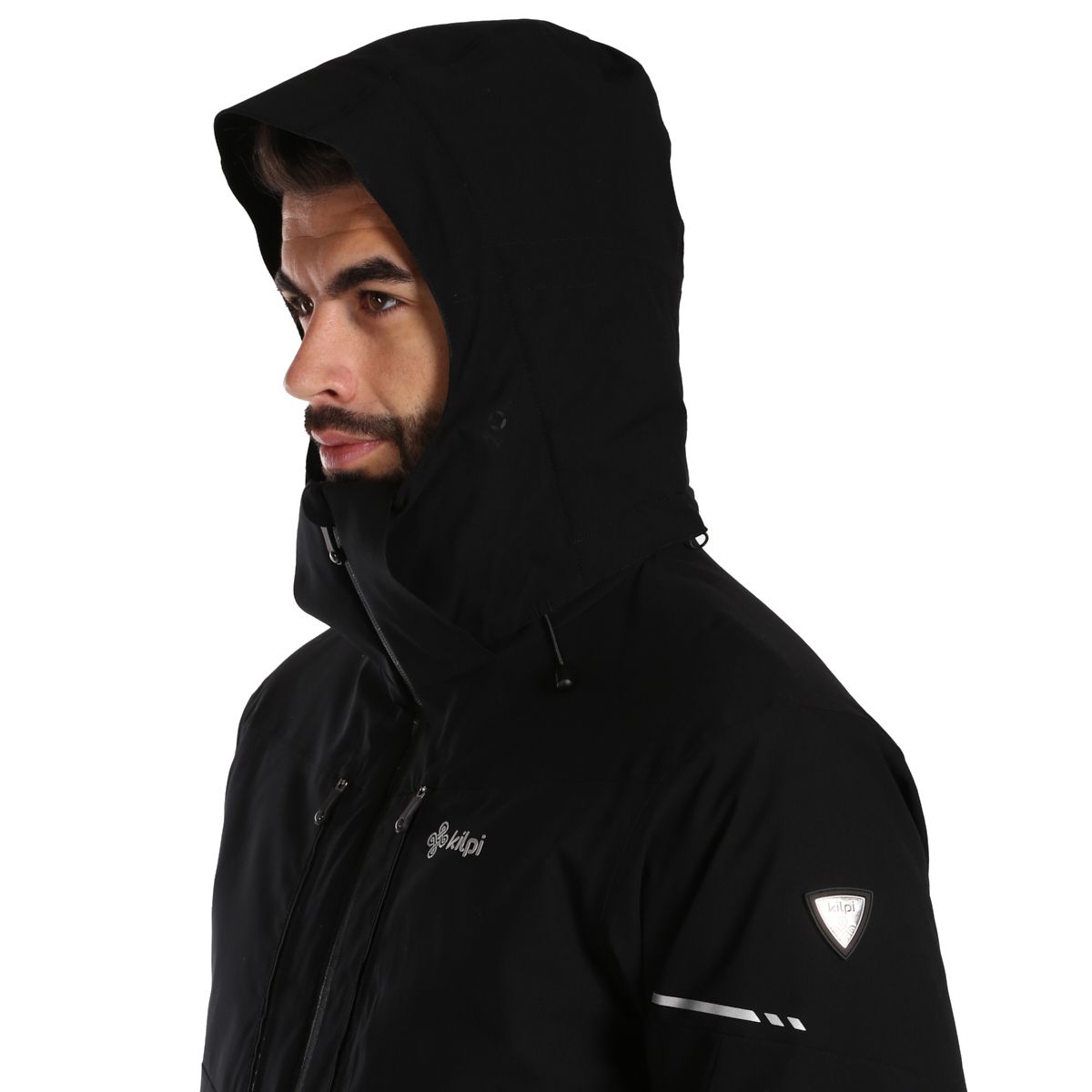 Kilpi Tonnsi, manteau de ski, hommes, noir