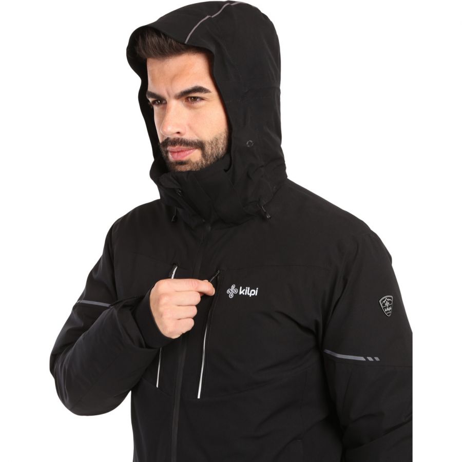 Kilpi Tonnsi, veste de ski, homme, noir