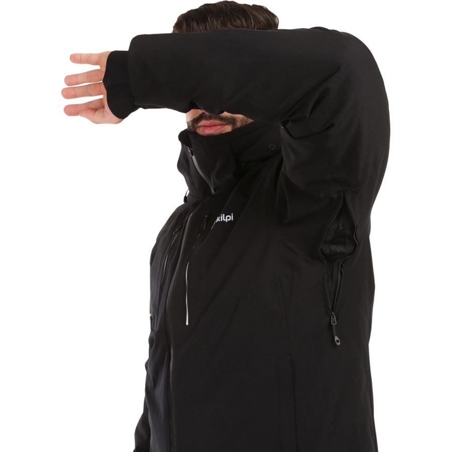 Kilpi Tonnsi, veste de ski, homme, noir