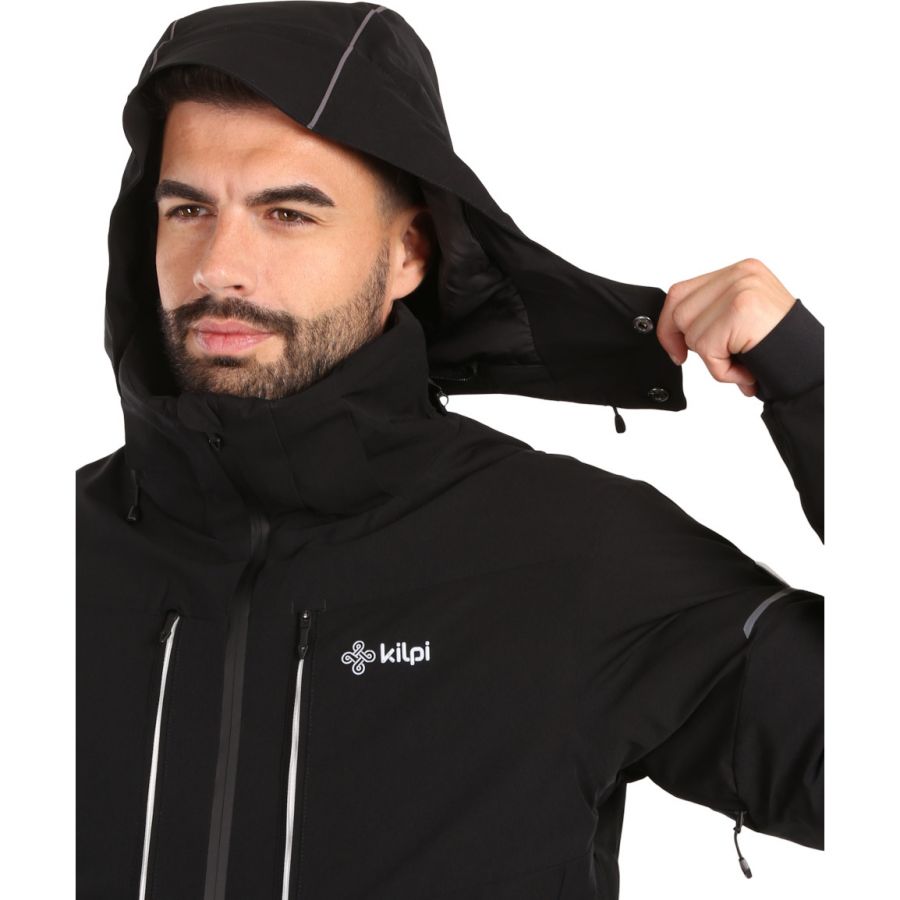 Kilpi Tonnsi, veste de ski, homme, noir