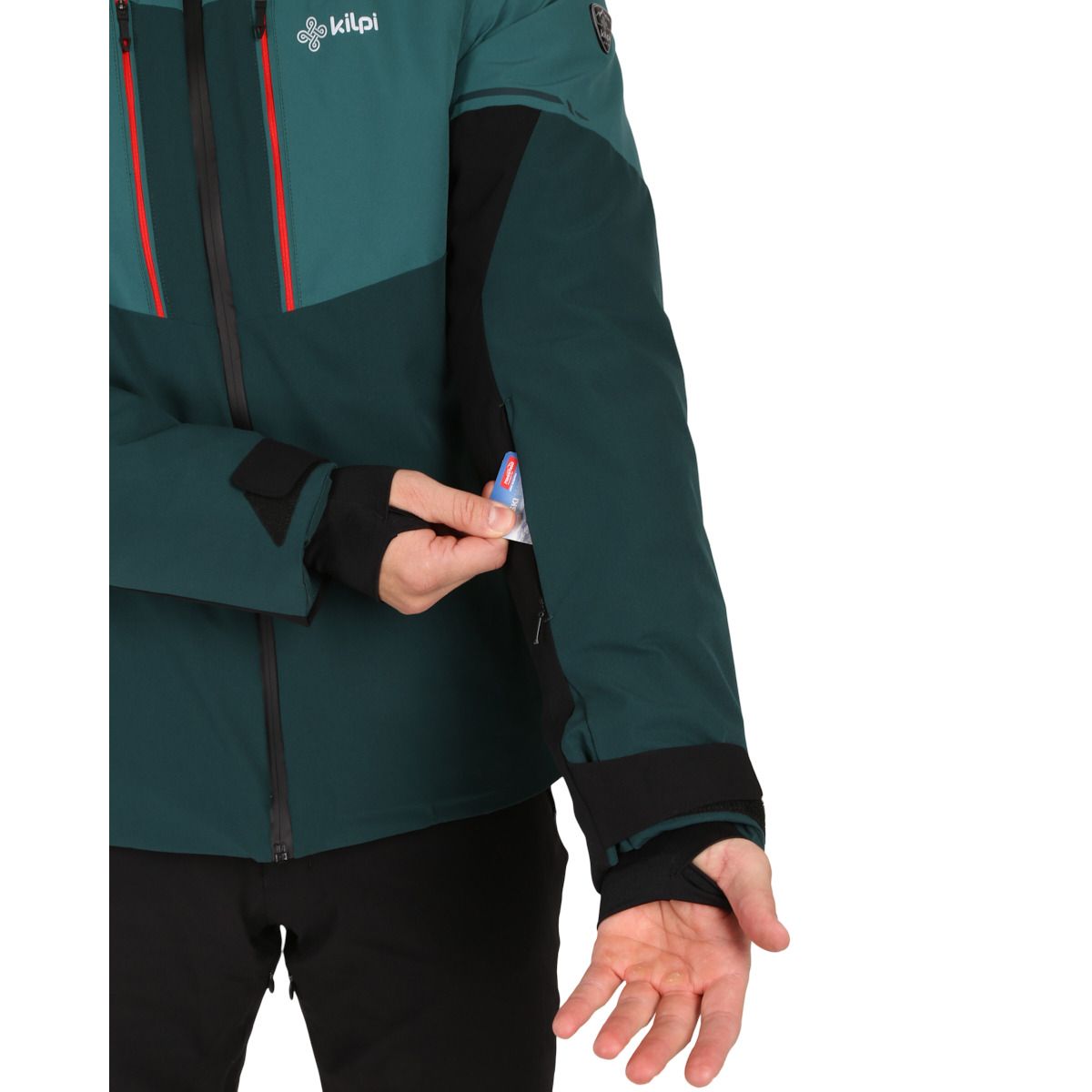 Kilpi Tonnsi, veste de ski, homme, vert foncé