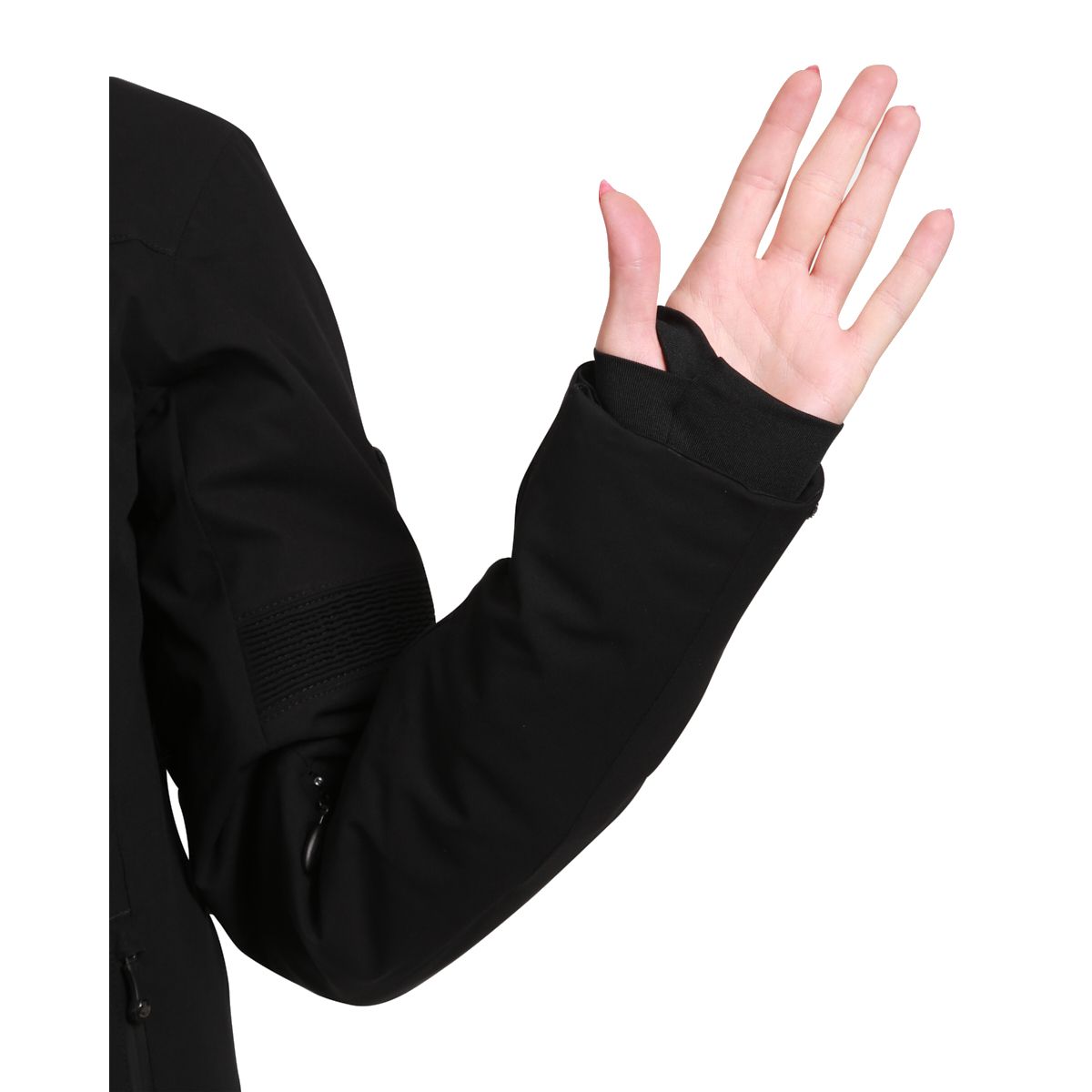 Kilpi Valera, Chaqueta de esquí para mujer, Negro
