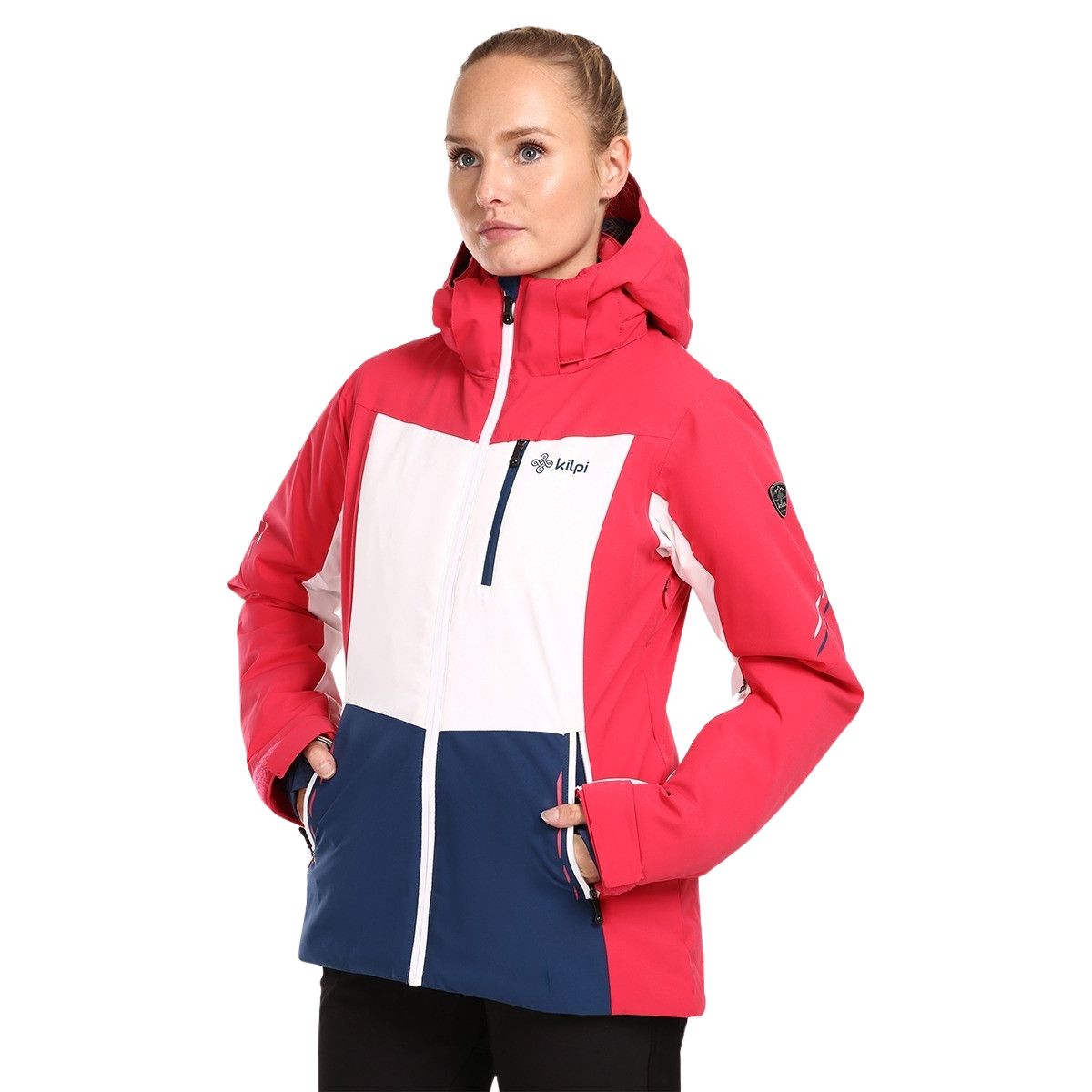 Kilpi Valera, manteau de ski, femmes, rose/bleu