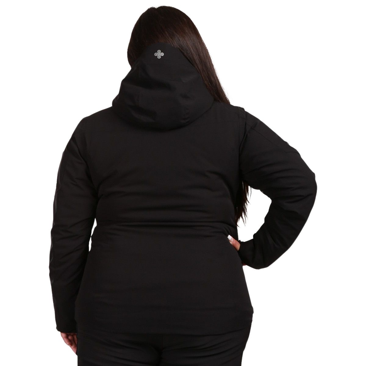 Kilpi Valera, manteau de ski, plus size, femmes, noir