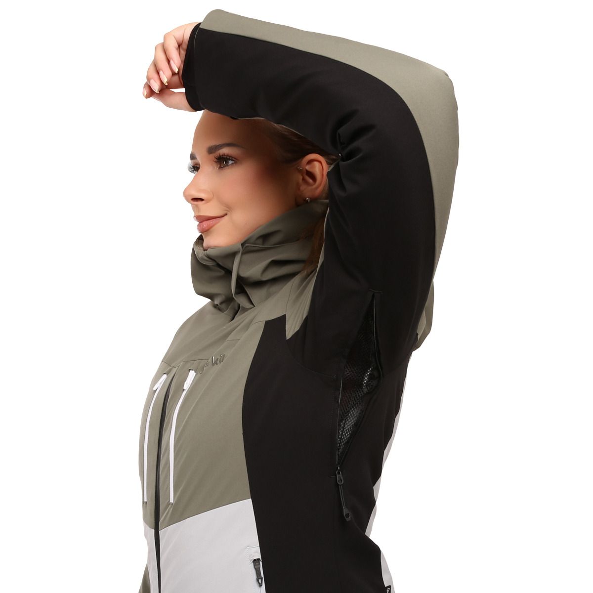 Kilpi Valera, Skidjacka, Plus Size, Dam, Grön