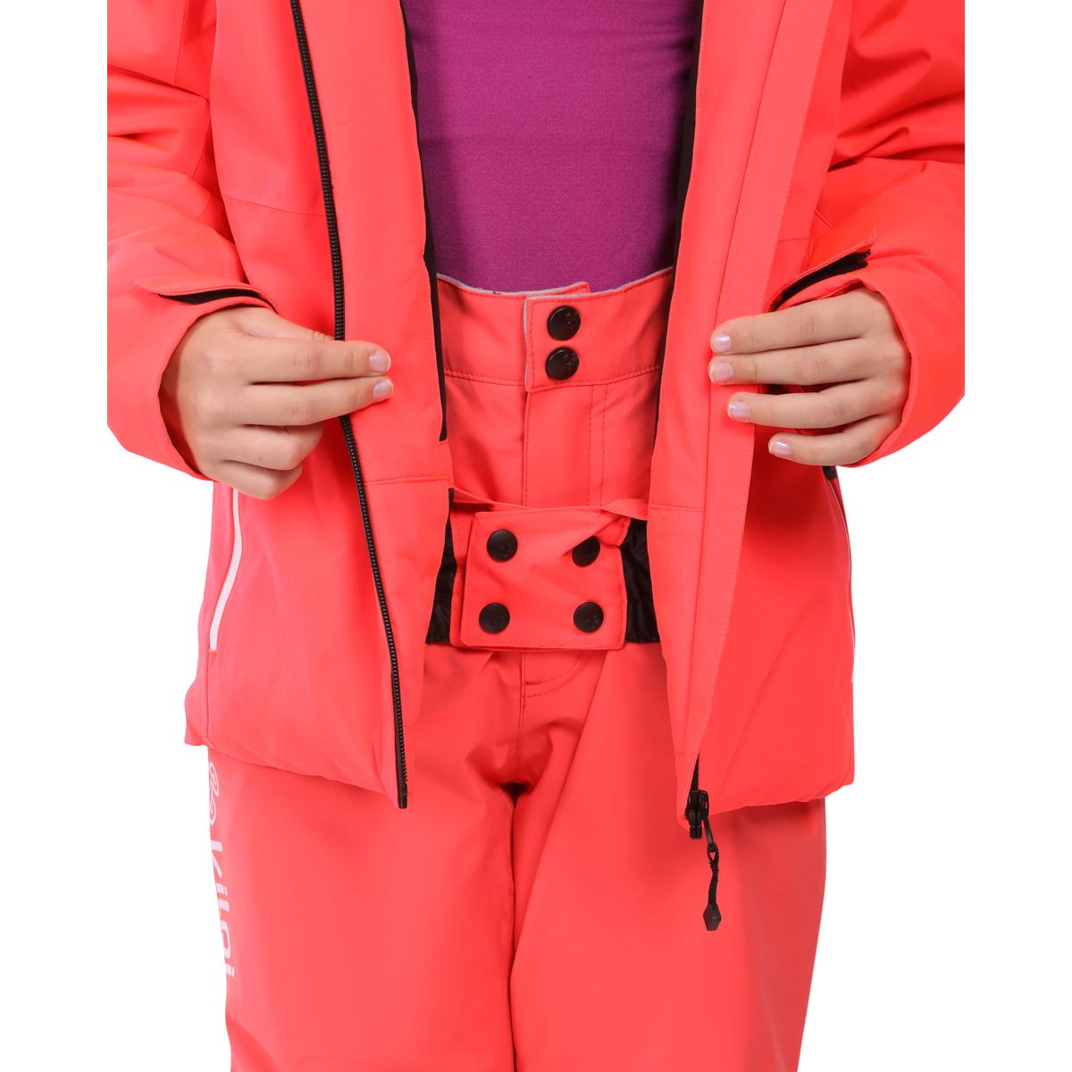 Kilpi Valera, veste de ski, junior, pink