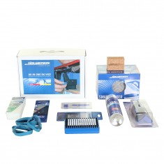 Kit de inicio de lijado y encerado Holmenkol, dorado