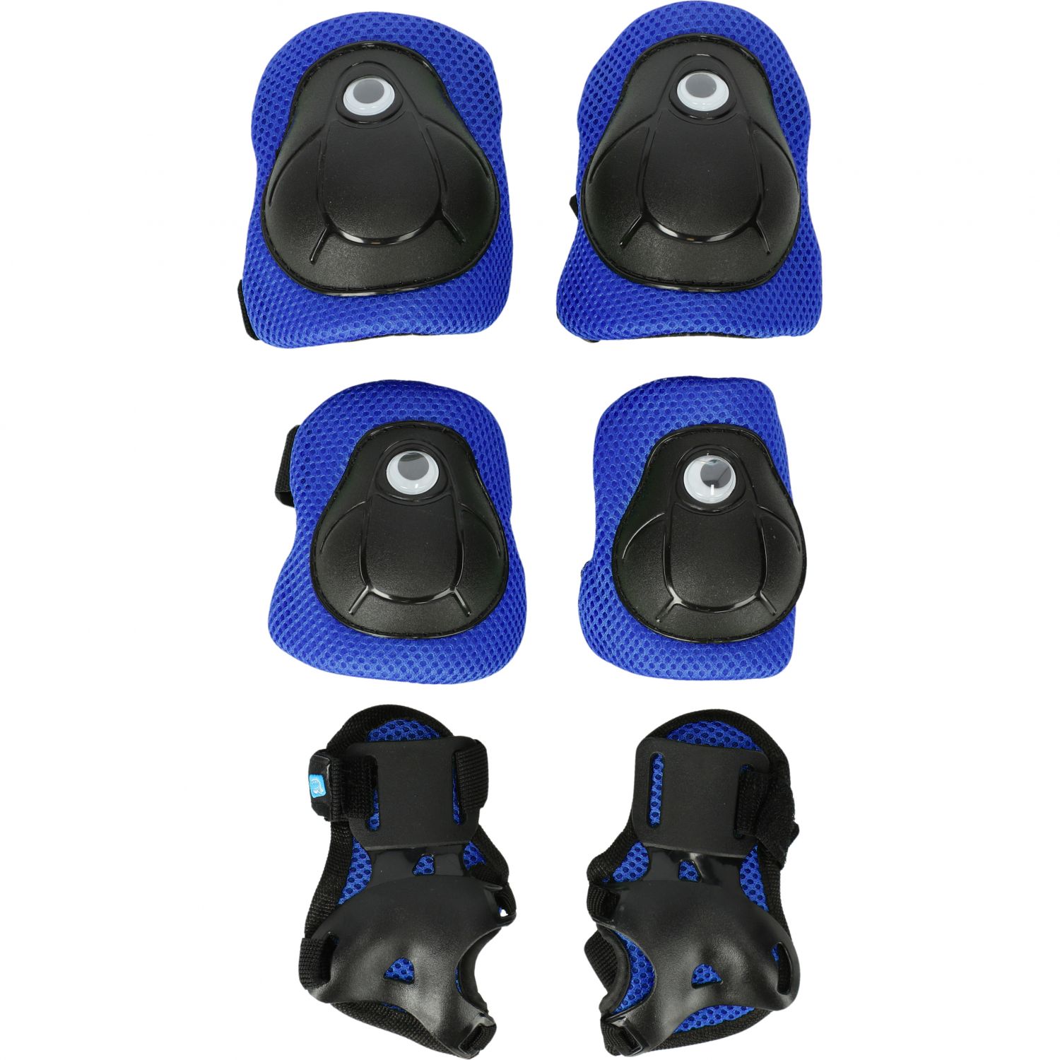 Kit de protecție Crazy Safety, junior, albastru