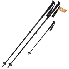 Komperdell Free Touring TI, bastones de esquí, negro