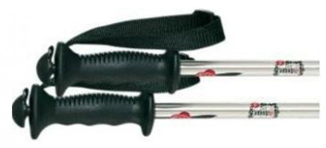 Komperdell ski pole 0,2 ltr, black/silver