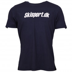 Skisport, koszulka, duże logo, navy