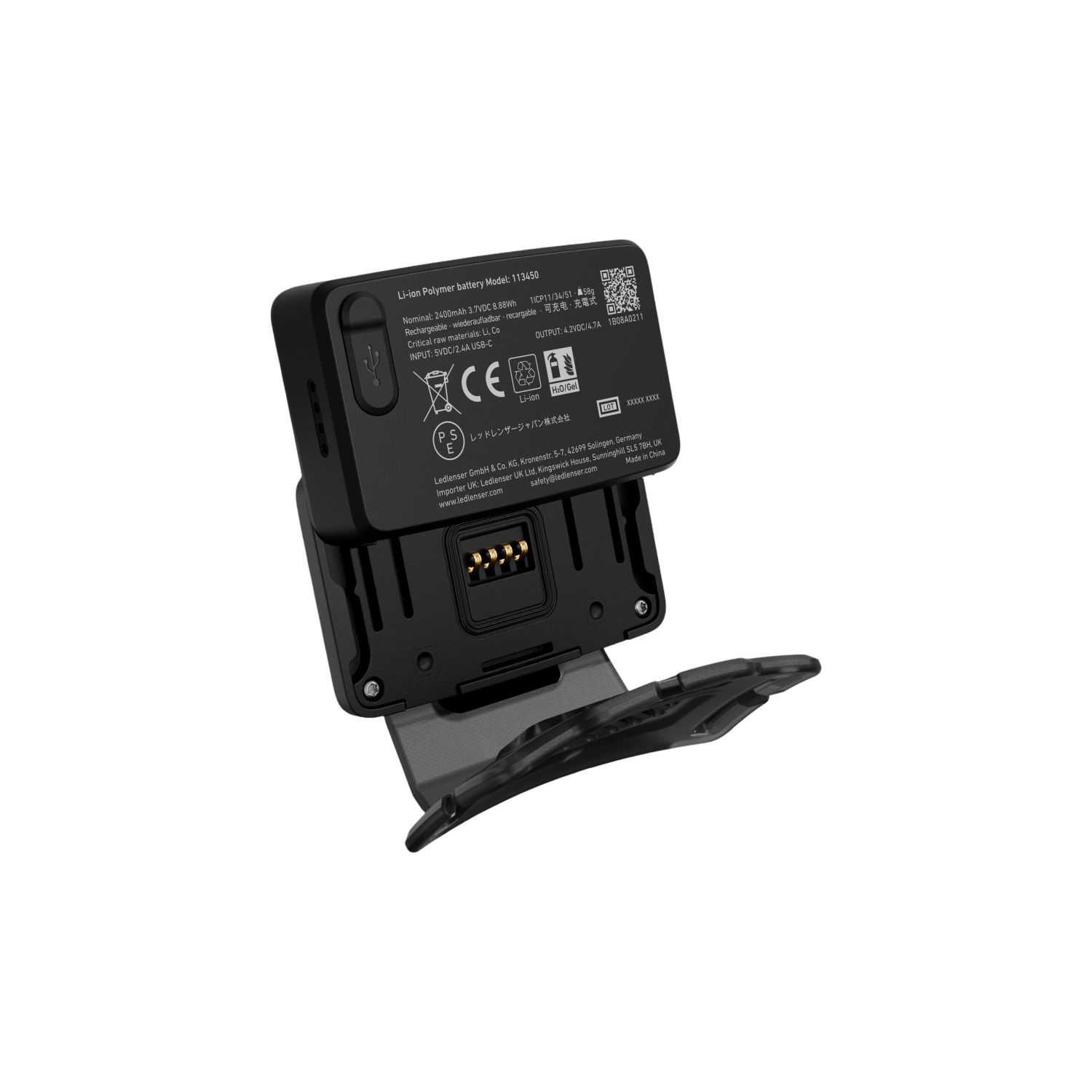 Ledlenser HF7R, lampa de cap, negru