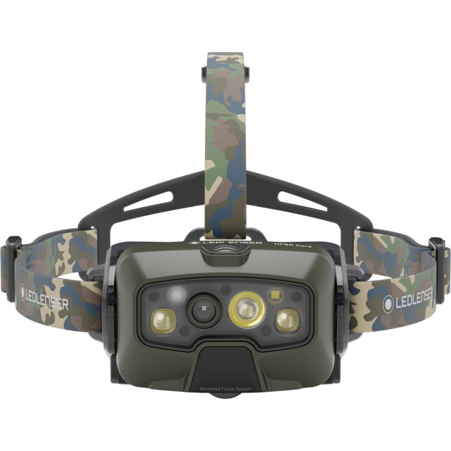 Ledlenser HF8R Core RGB, čelovka, kamufláž