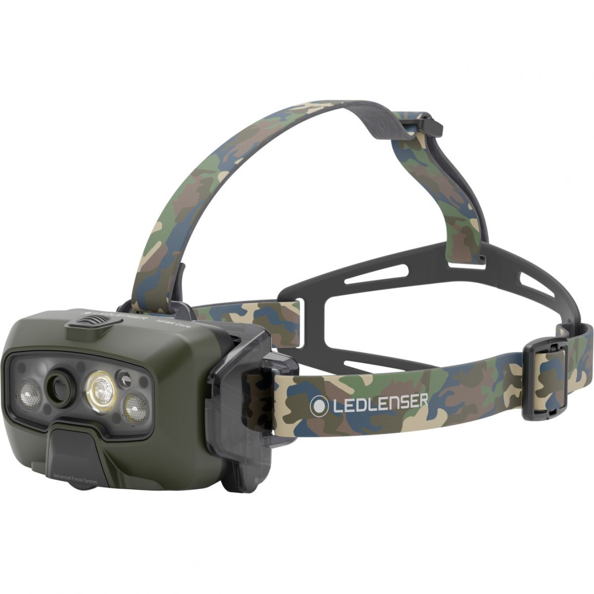 Ledlenser HF8R Core RGB, pandelampe, camo