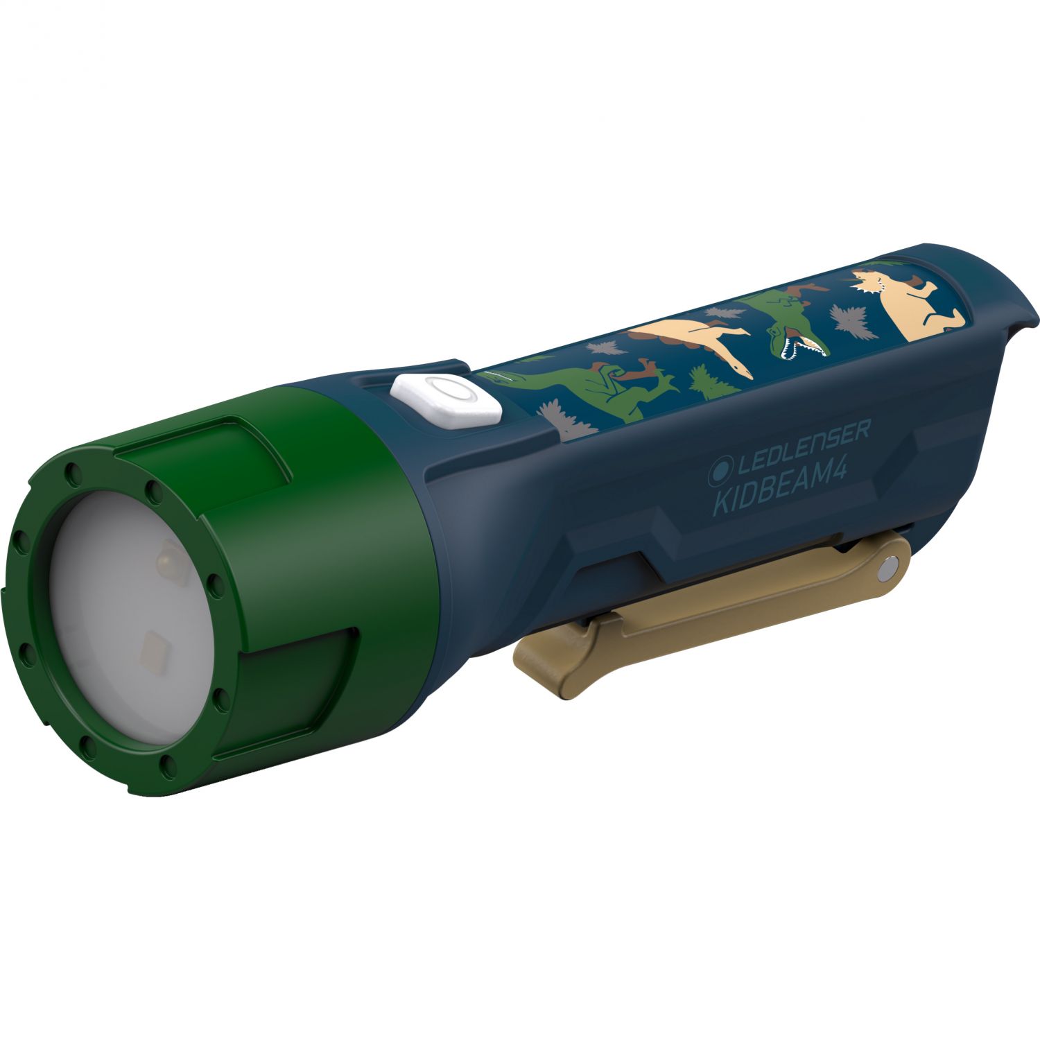 Ledlenser Kidbeam4, lampe de poche, junior, vert/bleu