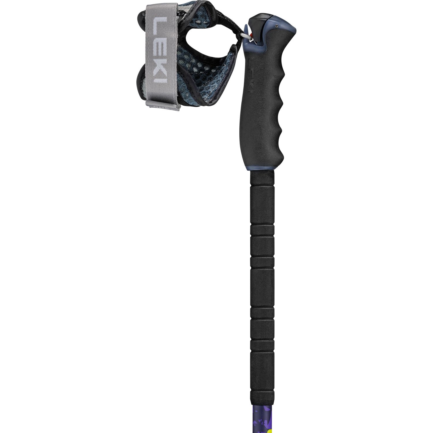 Leki Detect Vario TR XL, bâtons de ski, violet/jaune