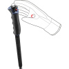 Leki Detect Vario TR XL, skistokken, paars/geel