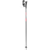 Leki Hot Shot, bastões de esqui, preto/vermelho