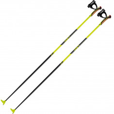 Leki PRC 650, bežkárske palice, čierna/žltá