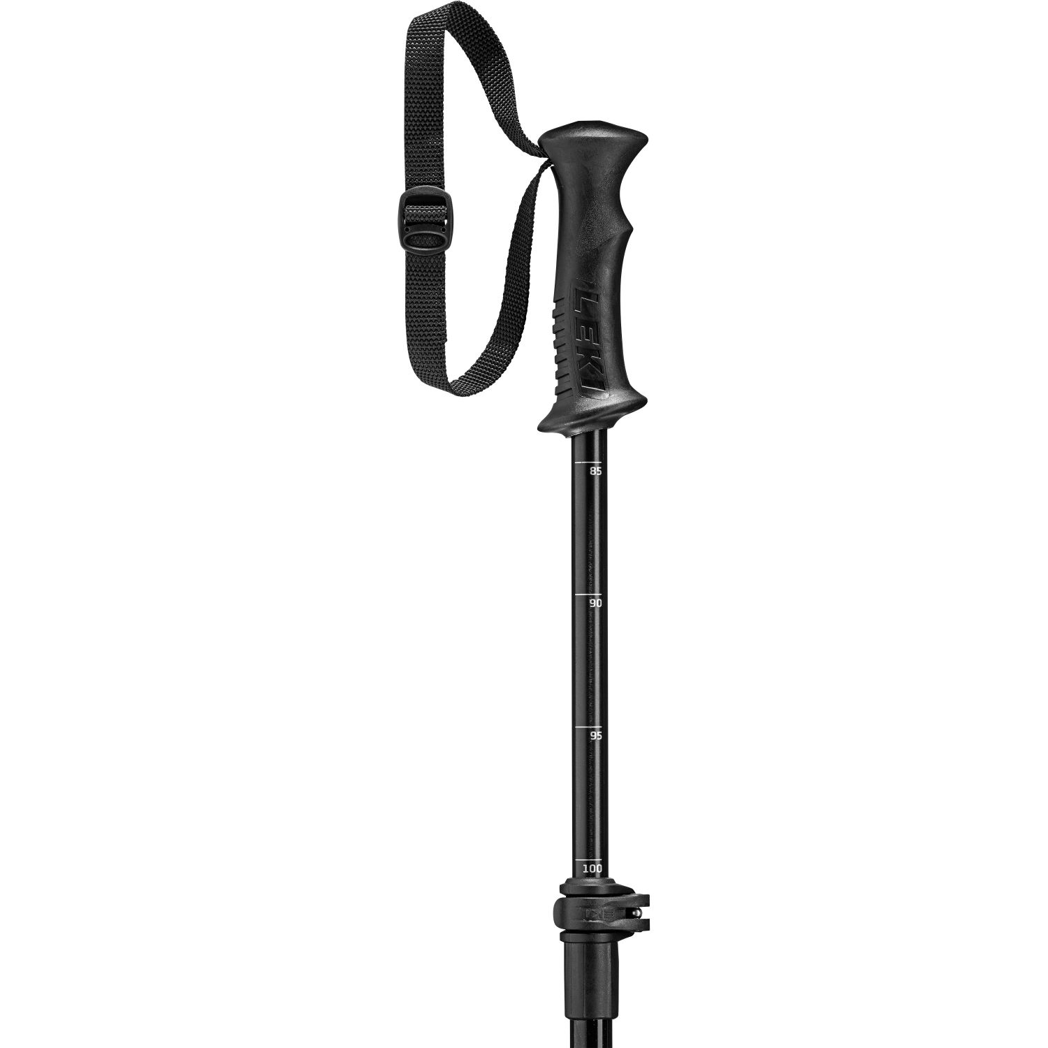 Leki Rider Vario, bastoncini da sci, nero/grigio