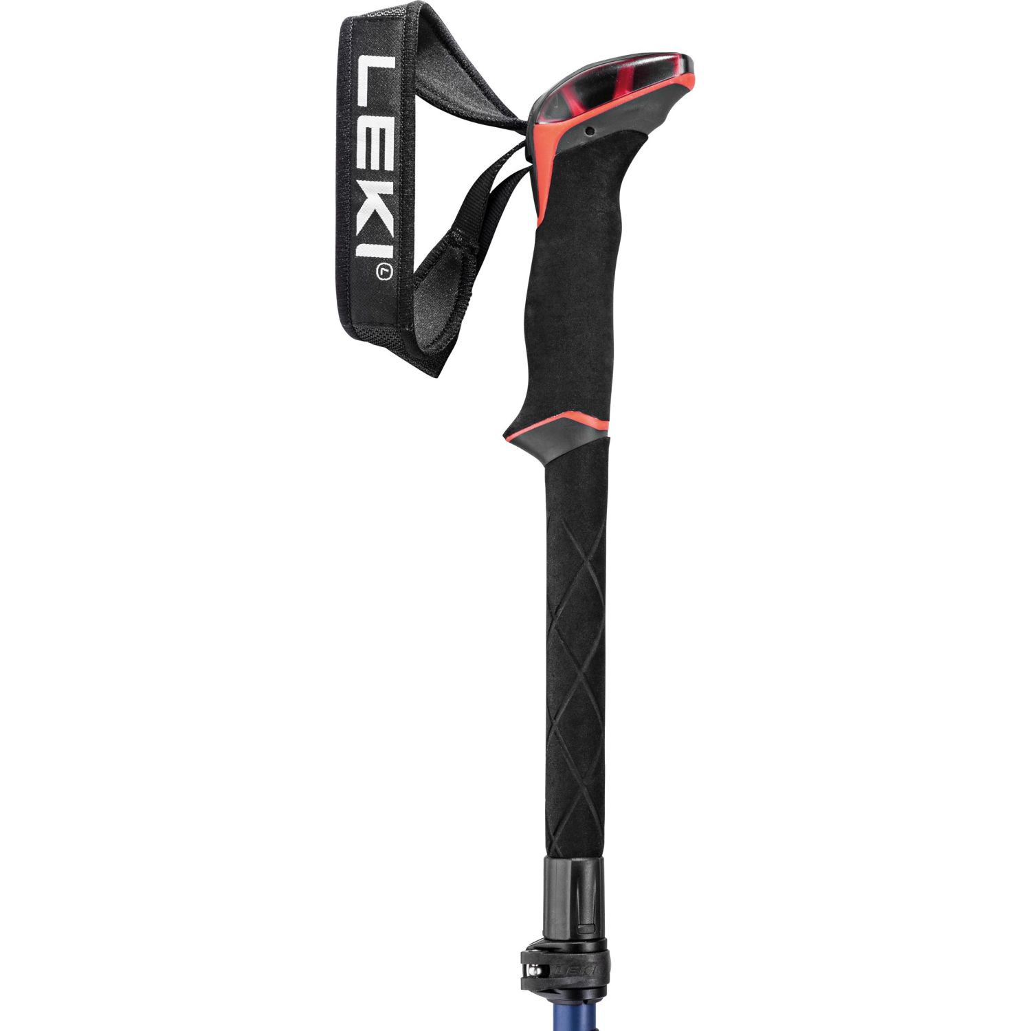 Leki Sherpa FX Carbon, ski poles, midnight blue/darkblue/bright red