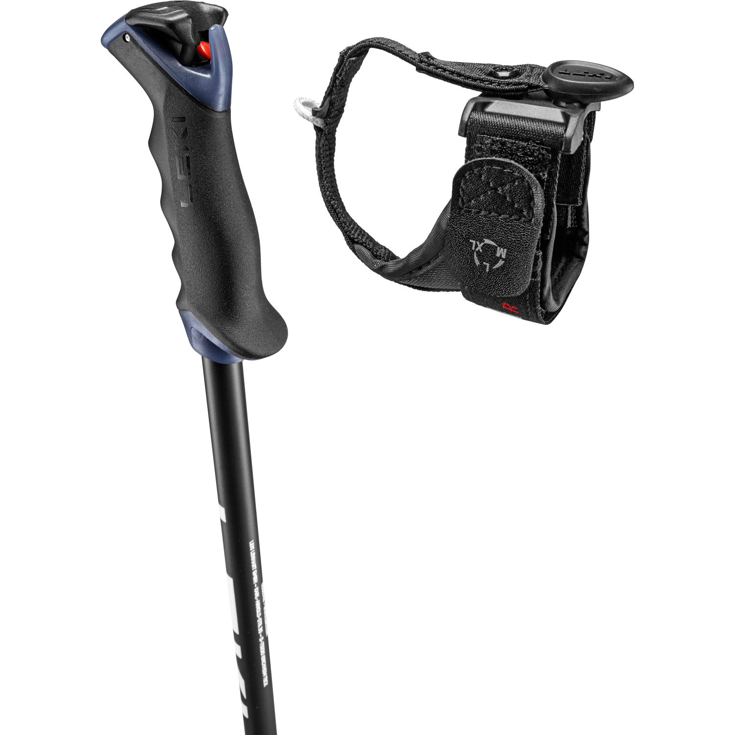 Leki Voltec Lite TR, hiihtosauvat, musta/valkoinen