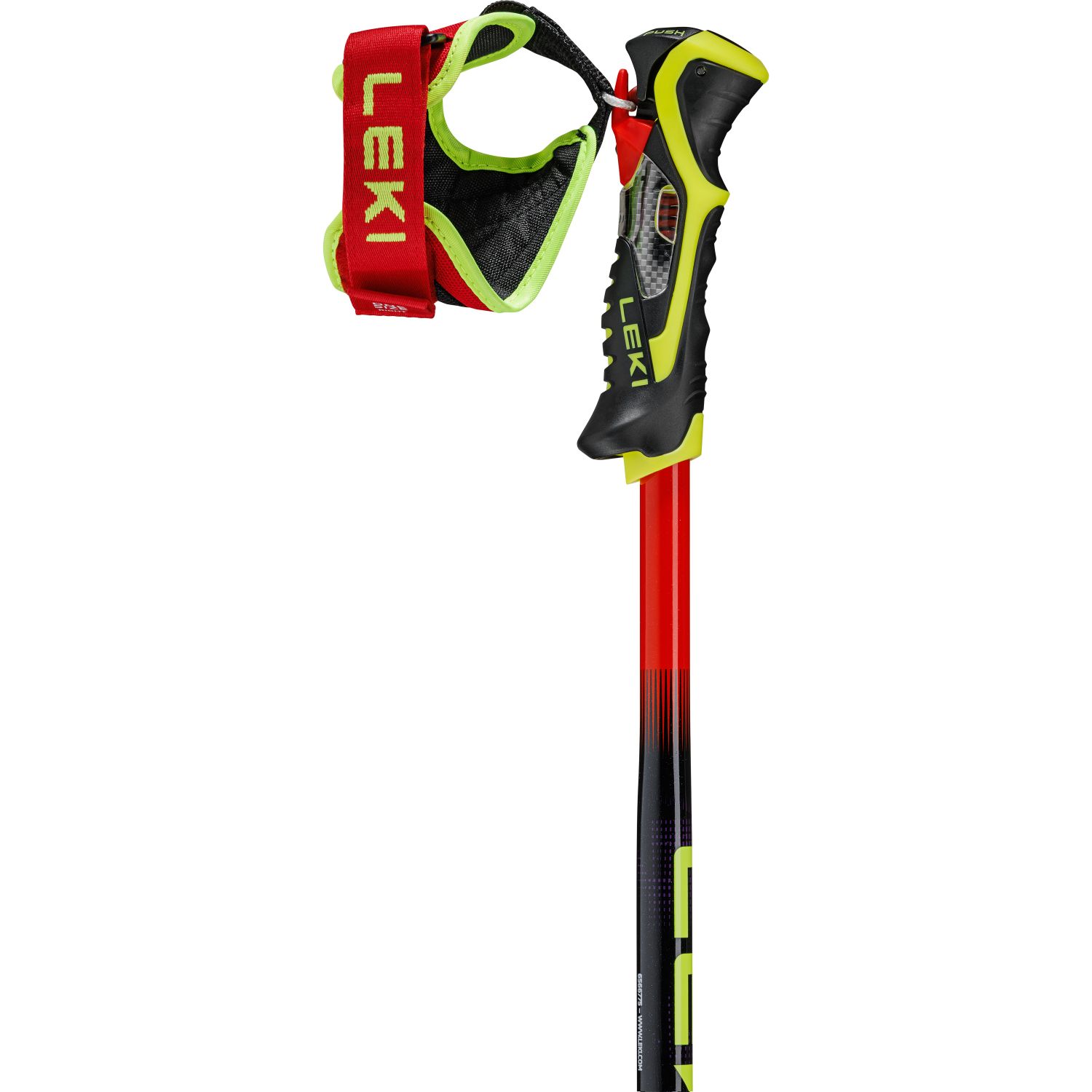 Leki WCR Pro Lite SL TR, laskettelusauvat, juniori, punainen/violetti