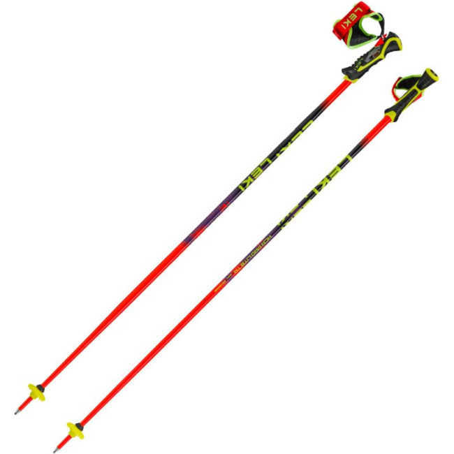 Leki WCR Pro Lite SL TR, skistave, junior, rød/lilla