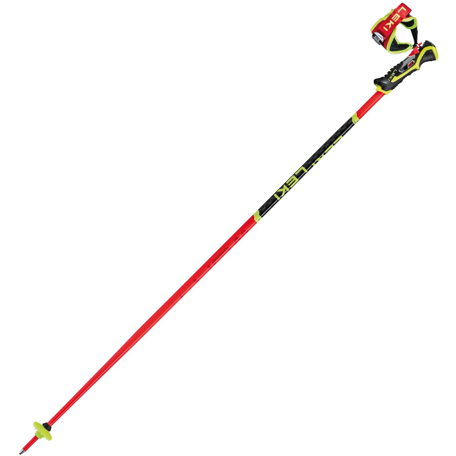 Leki WCR TBS SL 3D, bastoncini da sci, rosso