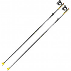 Leki XTA 6.5 Vario, ski poles, black/white/neonyellow