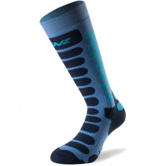 Lenz 1.0 junior ski socks, 1 pair, blue