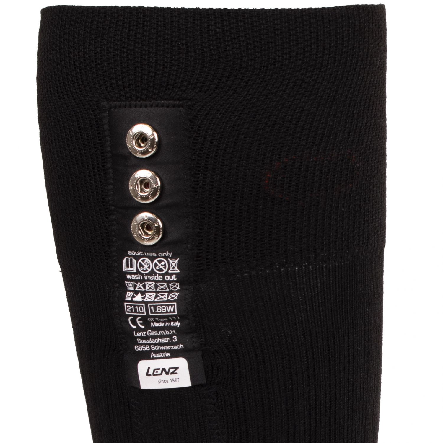 Lenz Heat Sock 4.0 + Lithium Pack, schwarz