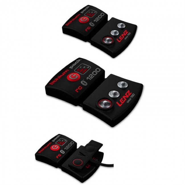 Lenz Lithium Pack rcB 1200, batterie ricaricabili