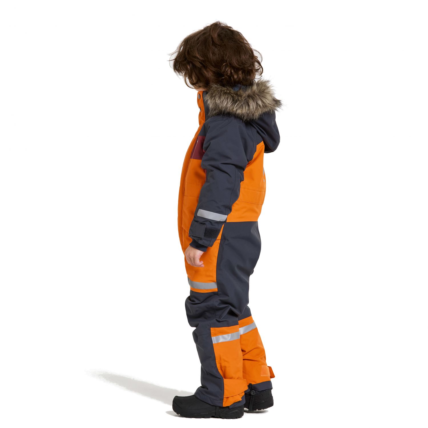 Letecký oblek Didriksons Bjärven, junior, oranžový