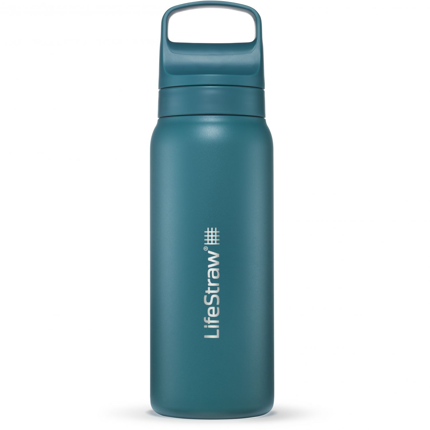 LifeStraw Go 2.0 nerezová filtračná fľaša na vodu 700 ml, tyrkysová