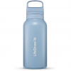 LifeStraw Go 2.0 Stainless Steel Water Filter Bottle 1L, Blå