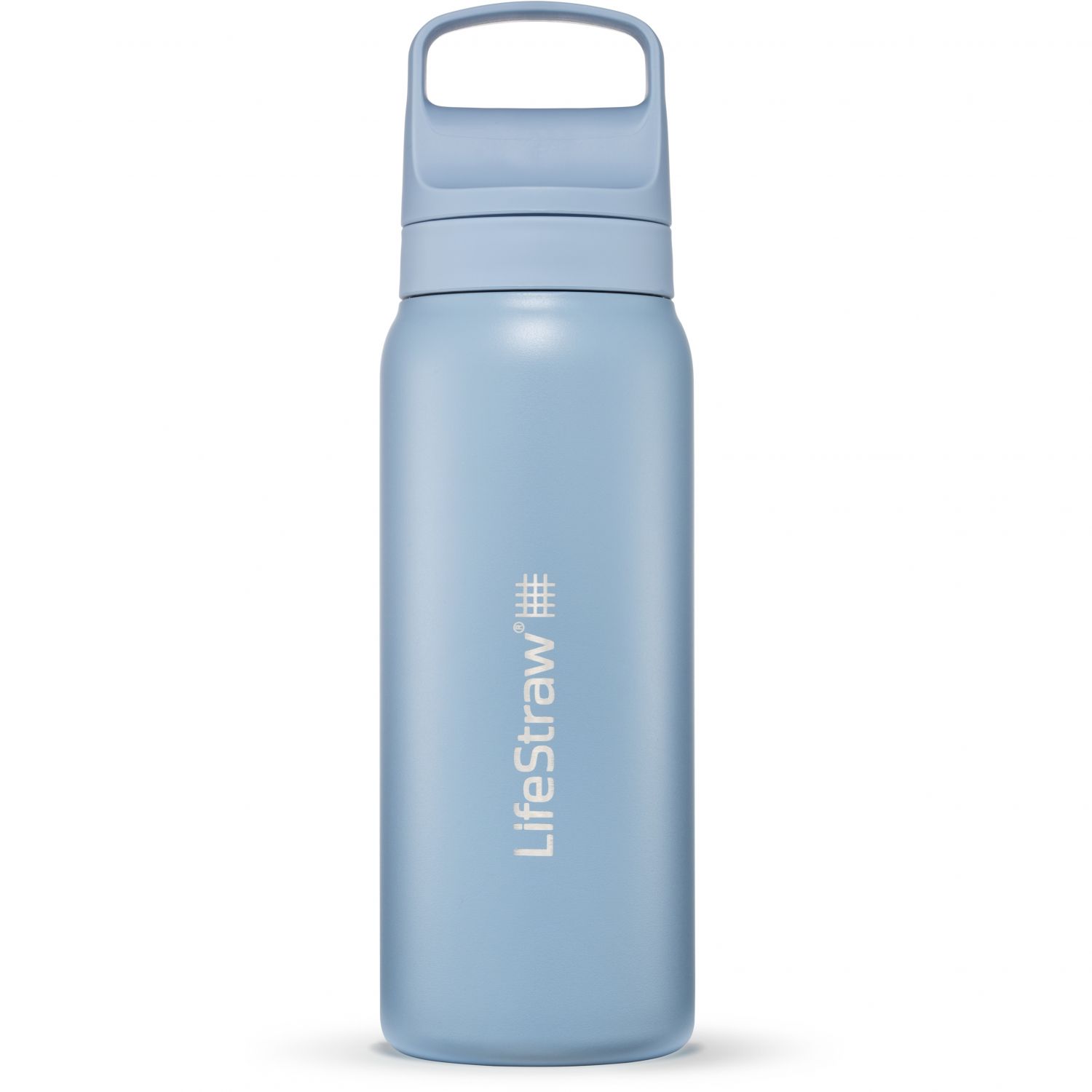 LifeStraw Go 2.0 Stainless Steel Water Filter Bottle 700ml, niebieski