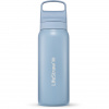 LifeStraw Go 2.0 Stainless Steel Water Filter Bottle, Blau