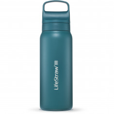 LifeStraw Go 2.0 Stainless Steel Water Filter Bottle, turkoois