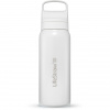 LifeStraw Go 2.0 Stainless Steel Water Filter Bottle, weiß
