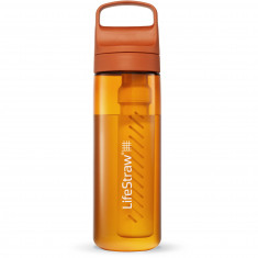 LifeStraw Go 2.0 Water Filter Bottle, orange