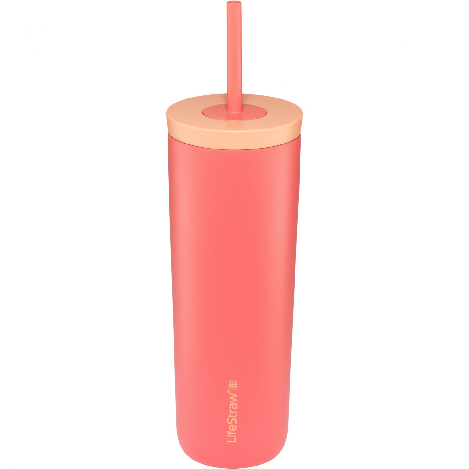 LifeStraw Go Series Tumbler, 500ml, apricot