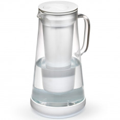 LifeStraw Home 7-Cup Glass Silicone Pitcher, Kanne, Hvit