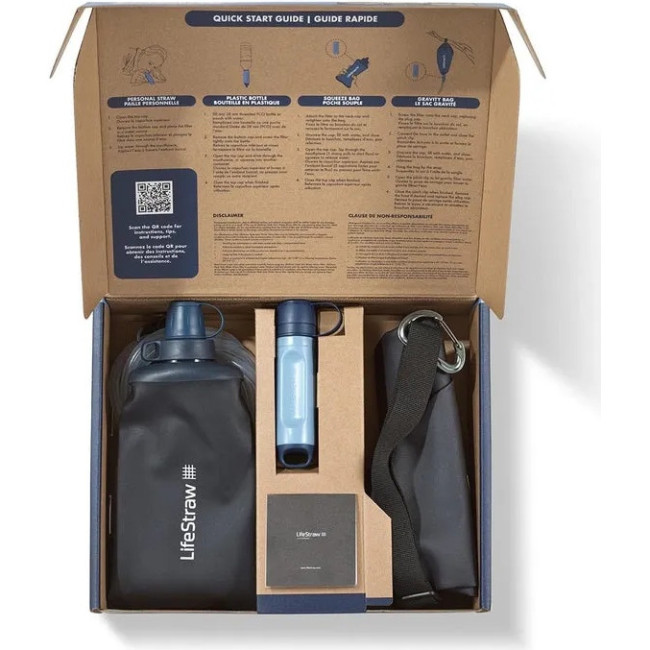 Lifestraw Peak All-in-one Hydratatieset, donkerblauw