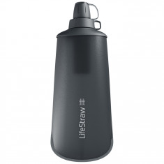 LifeStraw Peak Series Collabsible Squeeze Bottle, 1 l, tmavosivá