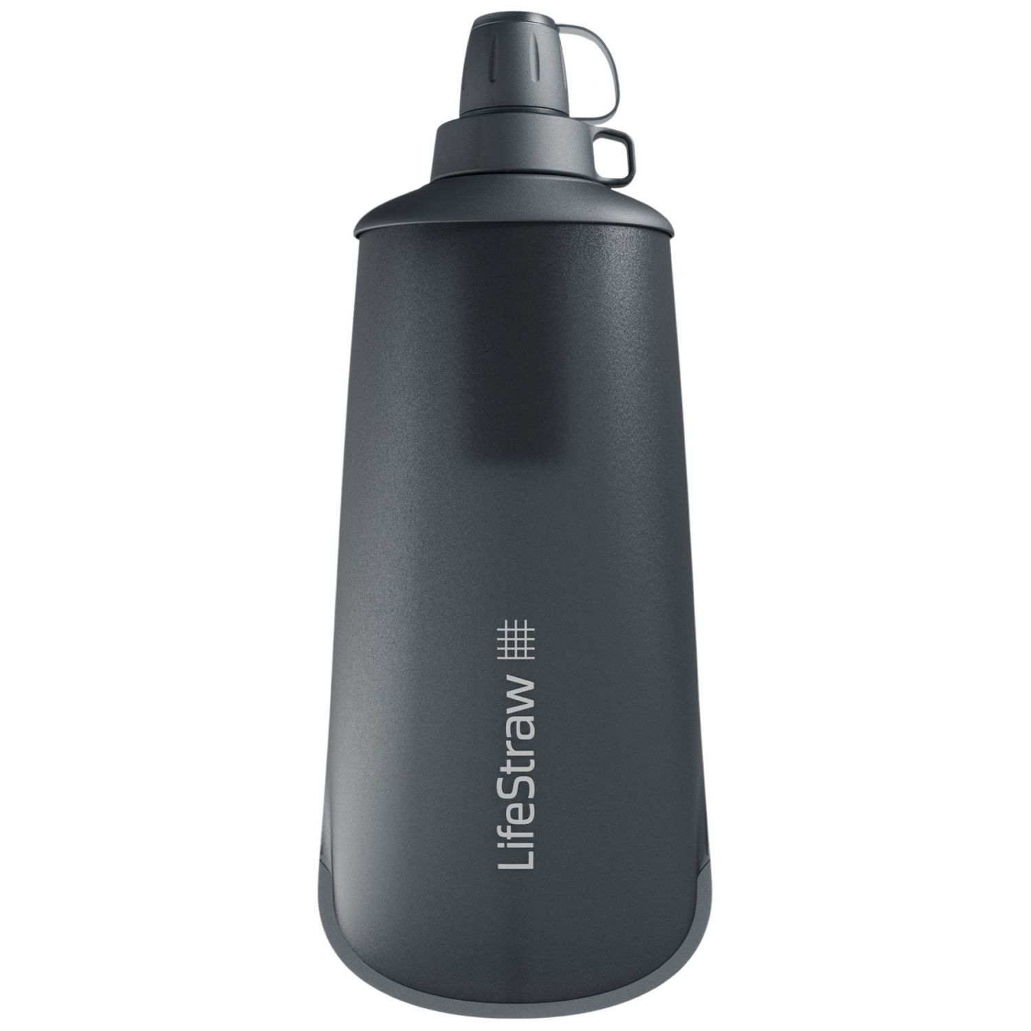 LifeStraw Peak Series Collabsible Squeeze Bottle, 1 l, tmavosivá