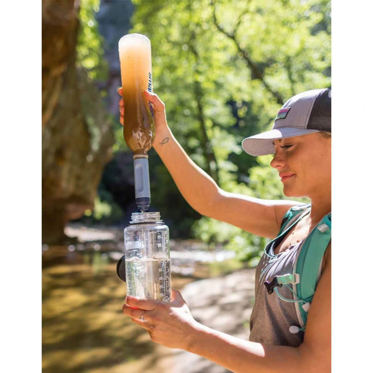 LifeStraw Peak SOLO, kék