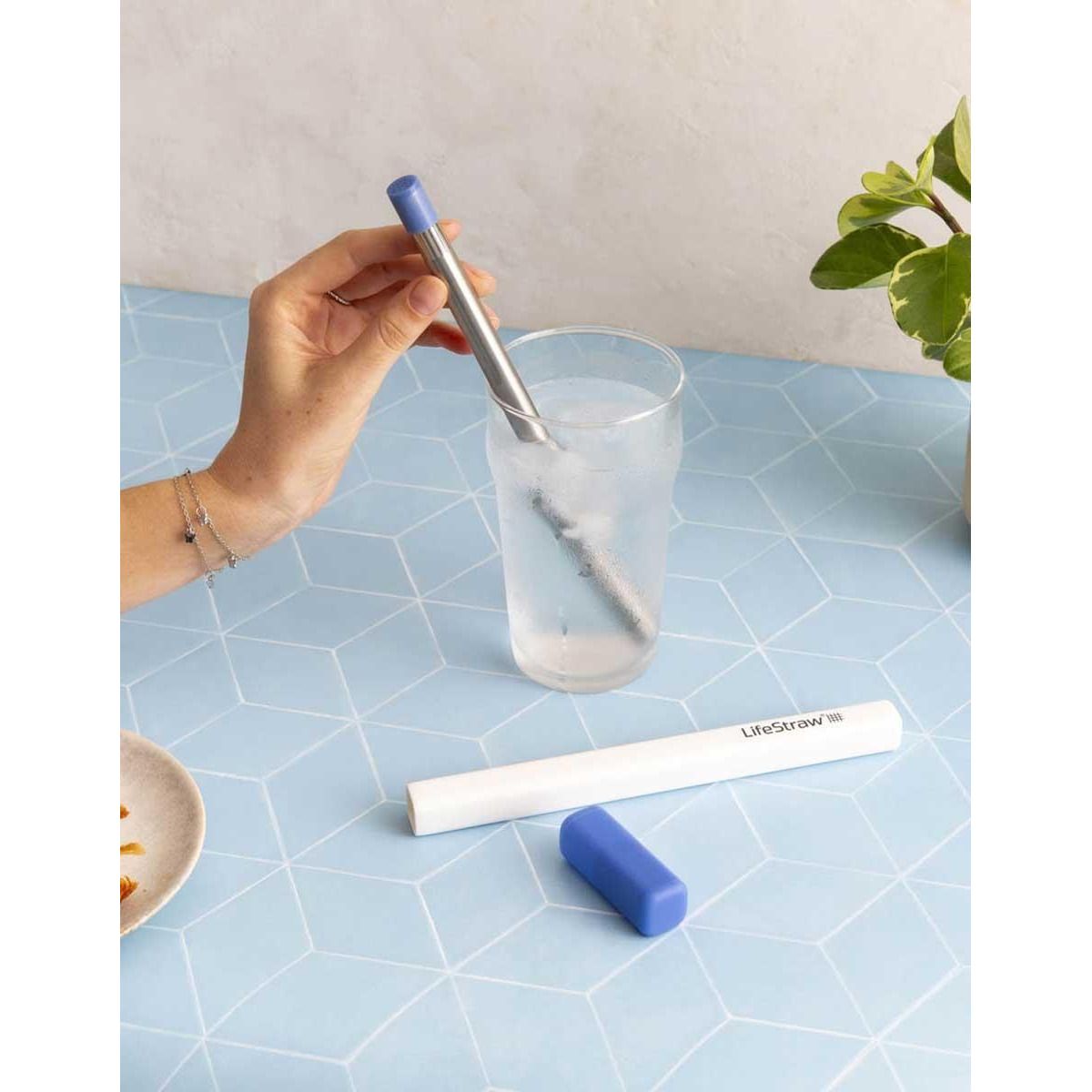LifeStraw SIP 3pk cu 3 cutii, albastru închis/albastru/verde