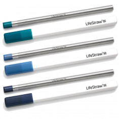 LifeStraw SIP 3pk with 3 Cases, Mörkblå/Blå/Grön